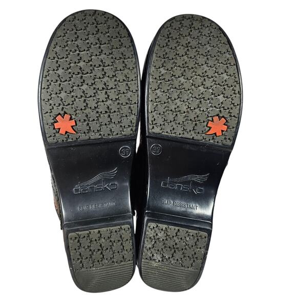 Dansko XP Green Anaconda Patent Leather Professional Clogs EU 39| US Women 8.5-9 - Picture 7 of 12